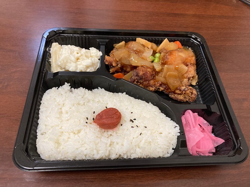 スーパーたかもりの酢とり弁当