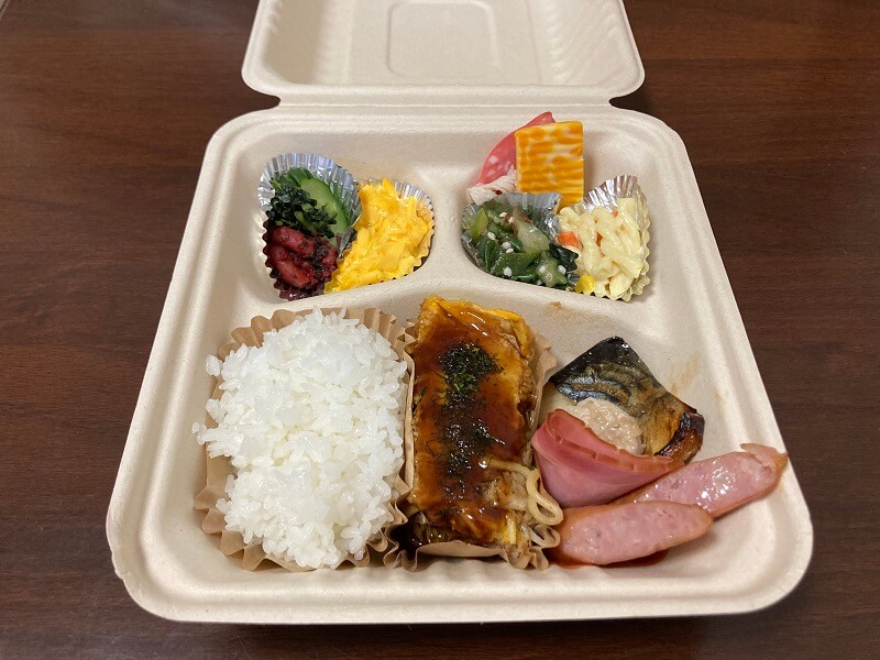 広島ワシントンホテルのTABETEレスキュー弁当