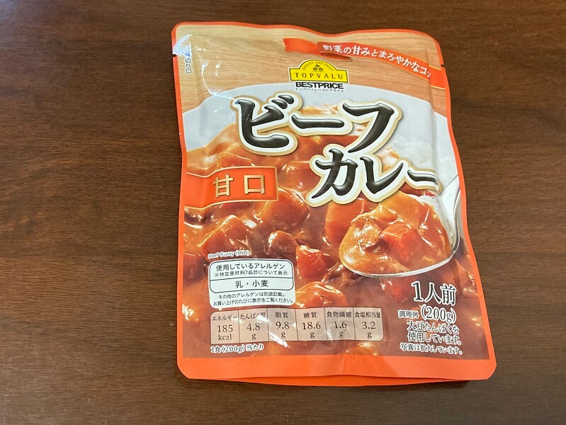 イオンのレトルトカレー