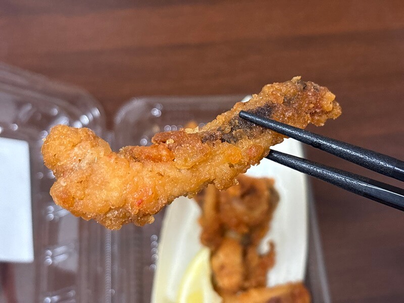 こりこり食感のいか唐揚げ