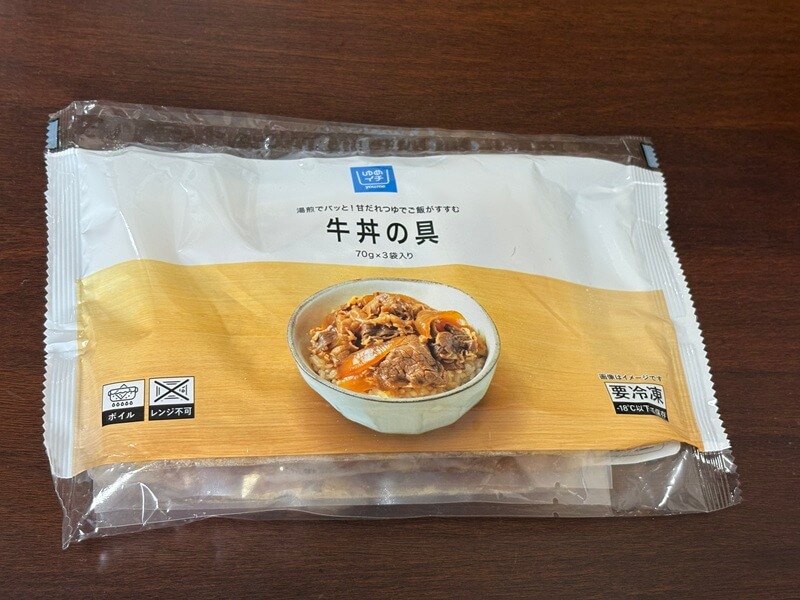 ゆめイチの牛丼の具