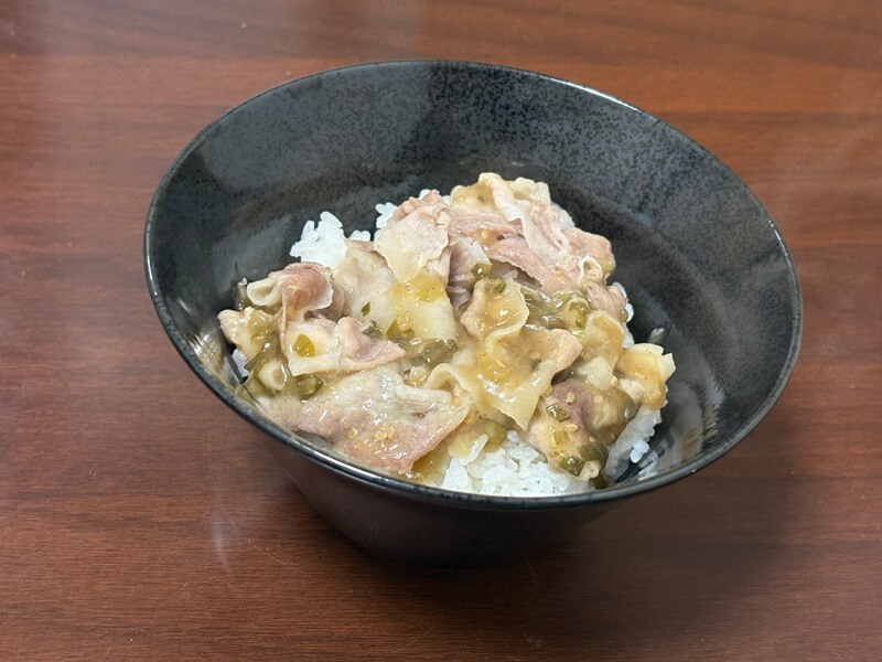 ゆめイチのねぎ塩豚丼の具